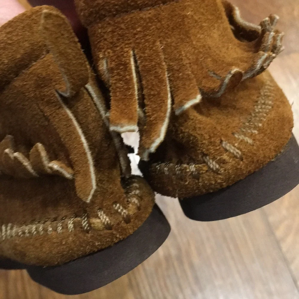 Vintage Kids Moccasin Shoes